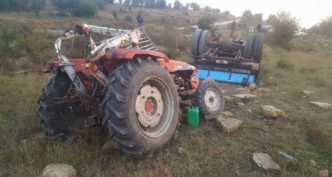 Kastamonu’da traktör kazası: 1 yaralı