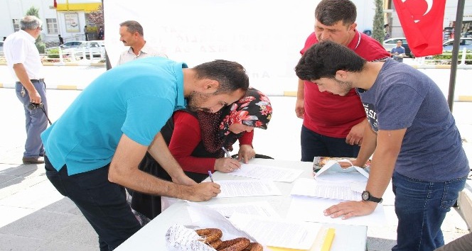 Yozgat’a askeri birlik gelmesi için imza kampanyası başlatıldı