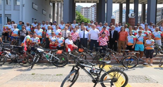 2.Karadeniz Bisiklet Festivali başladı.