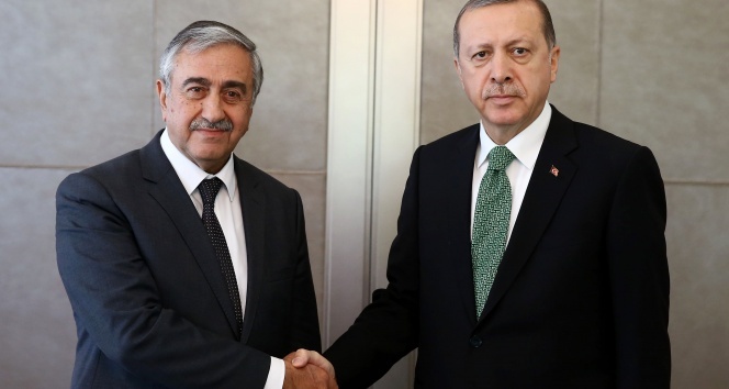 Erdoğan, KKTC Cumhurbaşkanı Akıncı ile görüştü