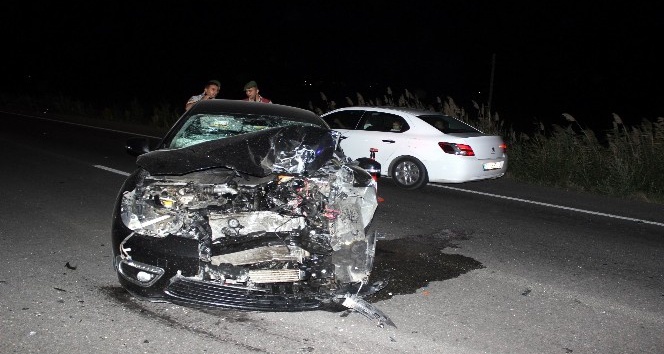 Salihli’de trafik kazası: 2 yaralı