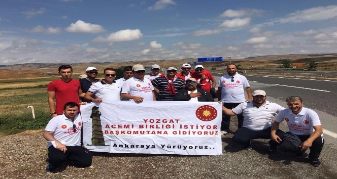 Cumhurbaşkanı Erdoğan ile görüşmek için yaya olarak 100 kilometre yol kat ettiler