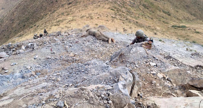 PKK’lı terörist silahıyla birlikte ölü ele geçirildi