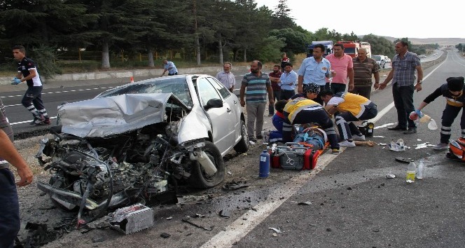 Yozgat’ta trafik kazası: 1 ölü, 4 yaralı
