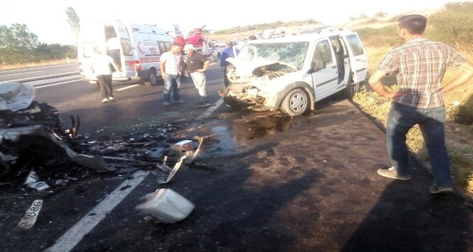 Biga’da trafik kazası: 2 ölü