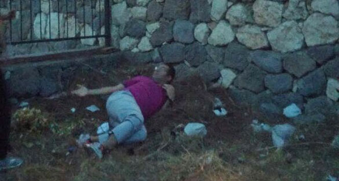 Eski savcı polisten kaçarken ayağını kırdı