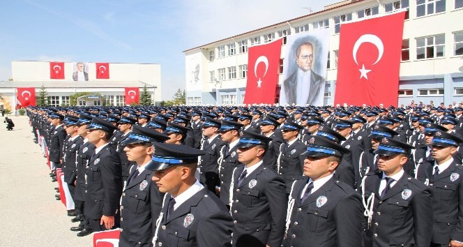 Yozgat POMEM’den mezun olan 843 öğrenci emniyet teşkilatına dahil oldu