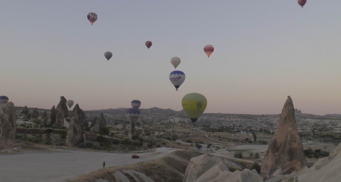 Kurban Bayramında turistlerin tercihi balon turu oldu