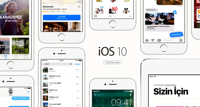 iOS 10 indirin! Apple‘ın en yeni mobil işletim sistemi iOS 10 yayınlandı