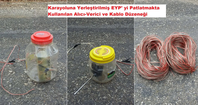 Diyarbakır’da yola tuzaklanmış EYP ele geçirildi