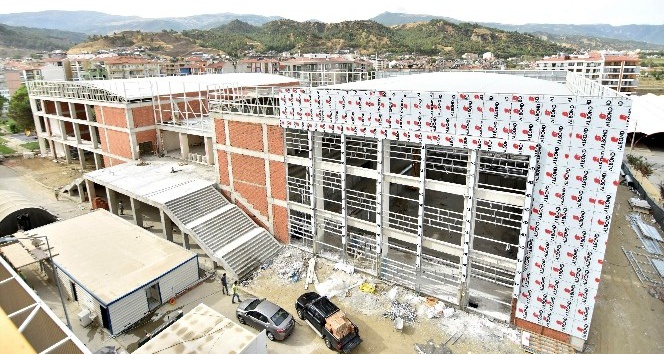 Atatürk Spor Salonu inşaatında sona gelindi