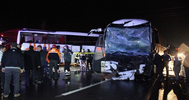 Otobüs kazasında 2 kişi hayatını kaybetti