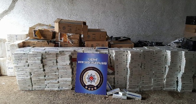 Yozgat Emniyeti 60 bin kaçak sigara ele geçirdi