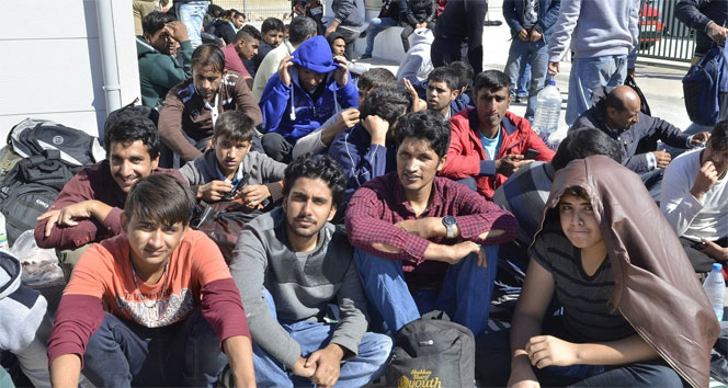 Tansu Çiller&#039;in eski yatında 134 kaçak göçmen yakalandı