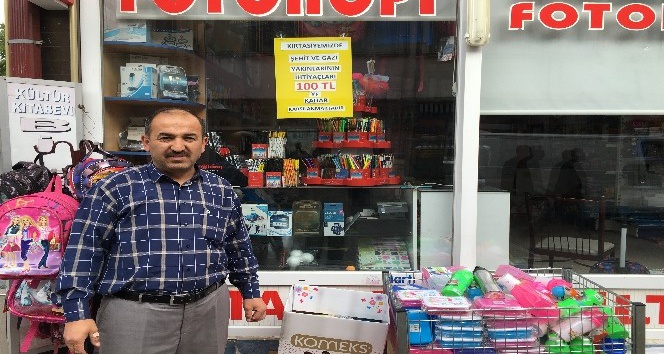Akdağmadenli kırtasiyeciden örnek davranış