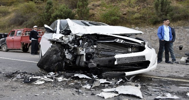 Gümüşhane’de trafik kazası: 1 yaralı