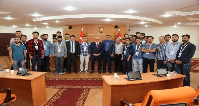 Genç çiftçilerden Başkan Çalışkan’a ziyaret