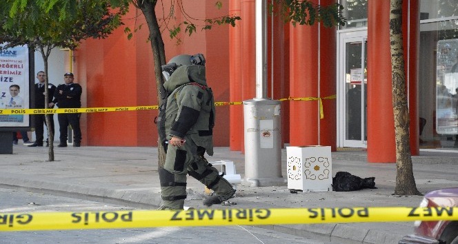 Gümüşhane’de şüpheli paket imha edildi