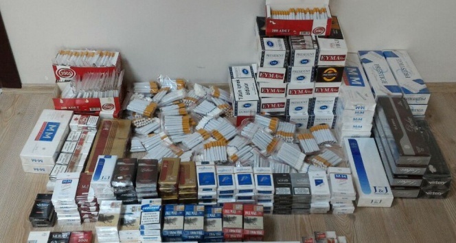 Çorum polisinden kaçak ‘Polat Alemdar’ sigara operasyonu