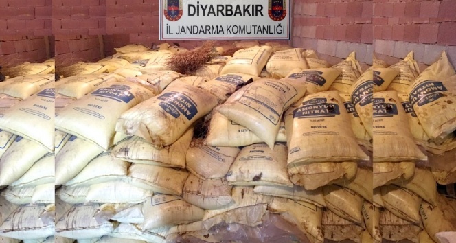 Diyarbakır’da 20 ton amonyum nitrat ele geçirildi