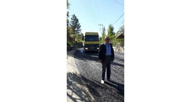 Sarıveliler Belediyesinde asfaltlama çalışmaları sürüyor