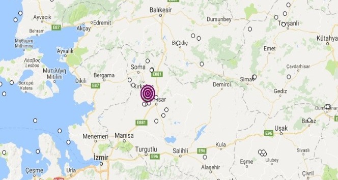 Manisa-Akhisar’da 4’ün üzerinde art arda iki deprem korkuttu
