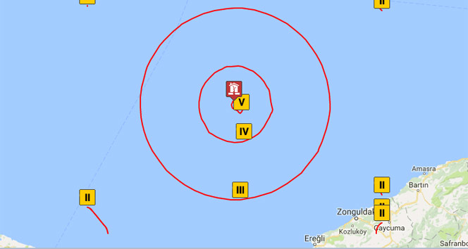 4.8 şiddetindeki deprem Zonguldak'ta da hissedildi