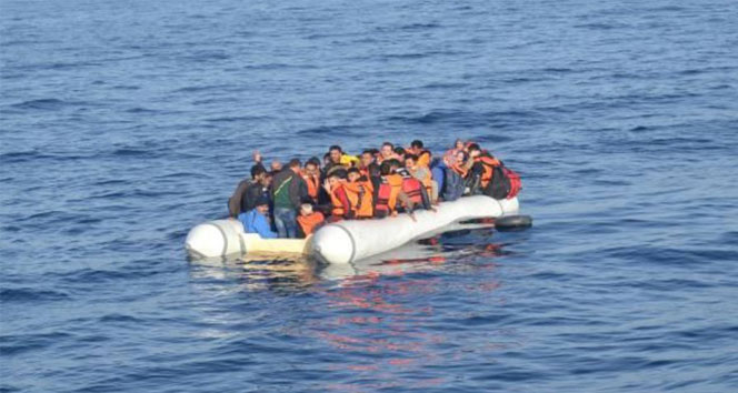 189 göçmen Ege Denizi&#039;nde yakalandı