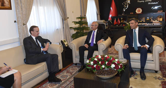 Kılıçdaroğlu, Fransa Büyükelçisi Fries ile görüştü