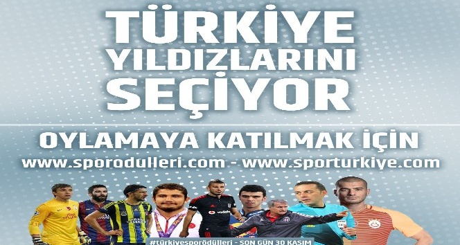 Türkiye Spor Ödülleri halk oylaması başladı