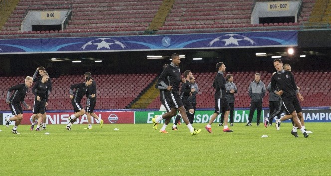 Beşiktaş, Napoli maçı hazırlıklarını tamamladı