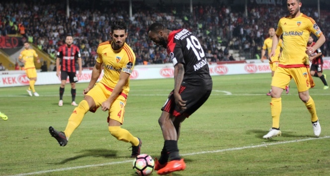 Gaziantepspor, Kayserispor&#039;a 2-1 mağlup oldu