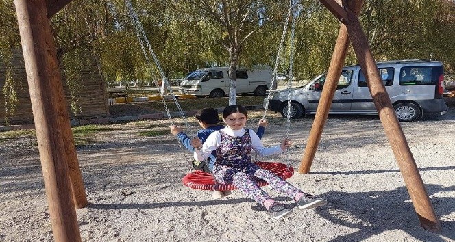 Sultan Sazlığı’na Çocuk Oyun Parkı Yapıldı