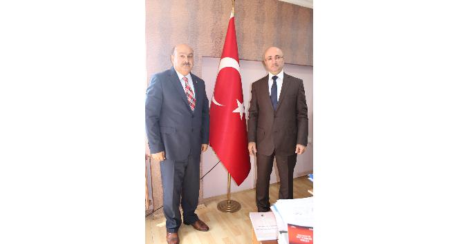 ESOB Başkanı Abdülkadir Konak, Baro Başkanı Turgay Şahin’i ziyaret etti