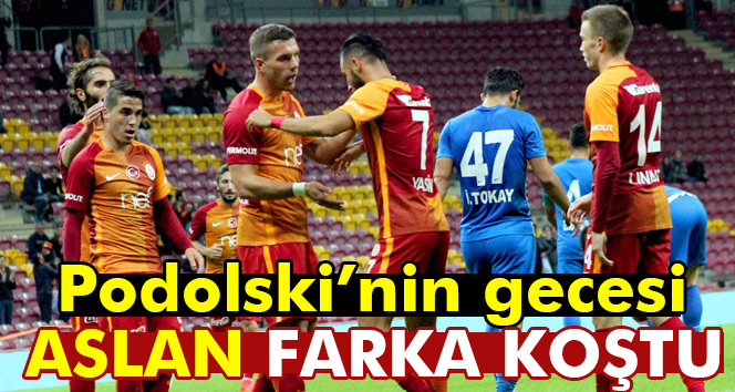 Galatasaray 5 Dersimspor 1 maçın özeti