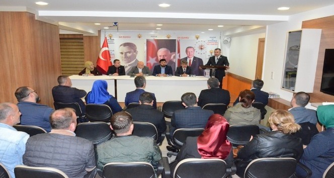 AK Parti merkez ilçe danışma toplantısı yapıldı