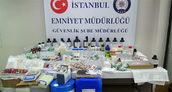 İstanbul’da sahte ilaç operasyonu kamerada