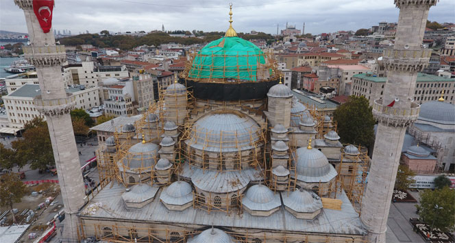 353 yıllık Yeni Cami&#039;de en kapsamlı restorasyon