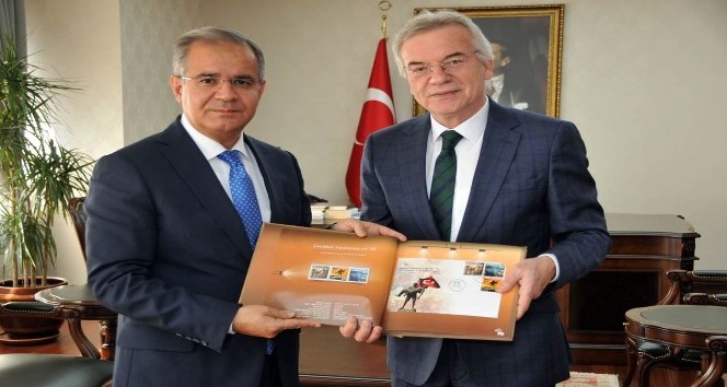 Karaman PTT Başmüdürü Ersoy’dan Vali Tapsız’a ziyaret