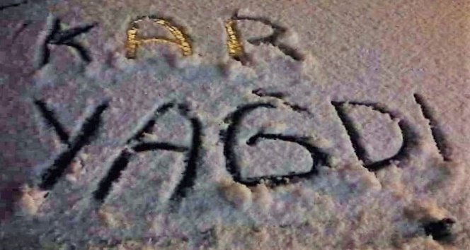 Kırşehir’de kar yağışı