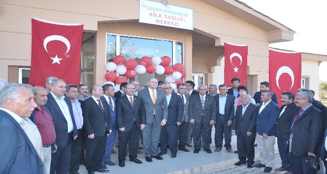 Sumbas’da 3 Aile Sağlığı Merkezi’ne toplu açılış töreni
