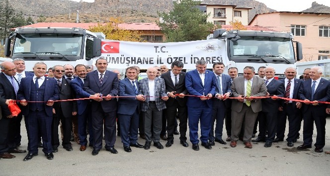 Gümüşhane İl Özel İdaresi’nin araç filosu güçlendi