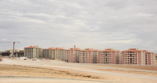 Karaman’da işçi ve emekli konutlarında çalışmalar devam ediyor