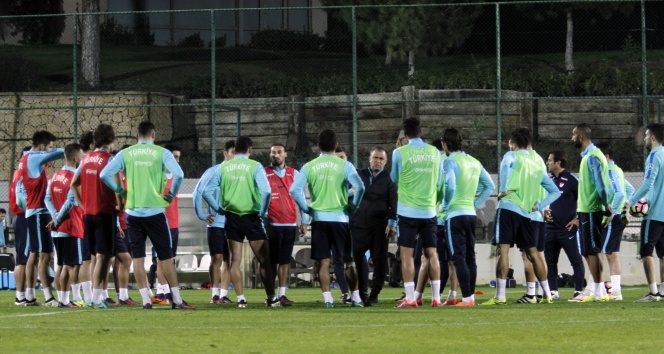 A Milli Takım, Kosava maçı hazırlıklarını sürdürdü
