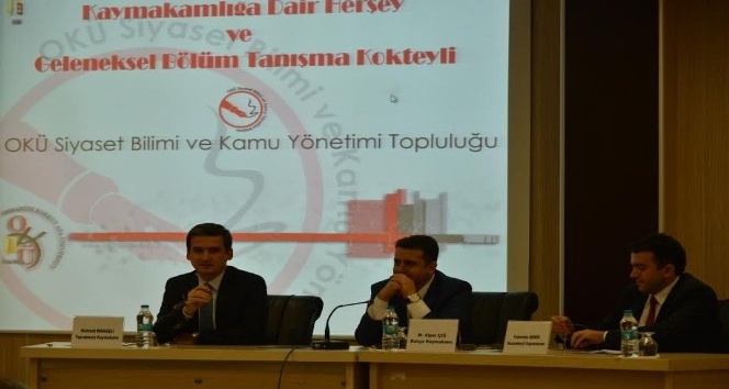 Kaymakamlar, OKÜ’de öğrencilerle bir araya geldi