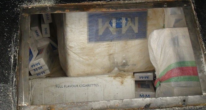 Osmaniye’de 65 bin paket kaçak sigara ele geçirildi