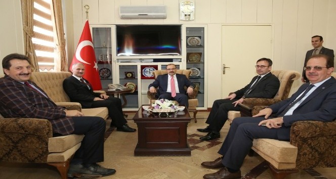 TDK Başkanı Mustafa Sinan Kaçalin’den, Vali İsmail Ustaoğlu’na ziyaret