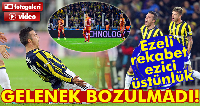 Fenerbahçe Galatasaray maçı geniş özeti ve golleri izle (FB 2-0 GS)