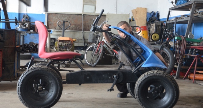 Avrupa’ya kızdı, pedallı ATV üretti