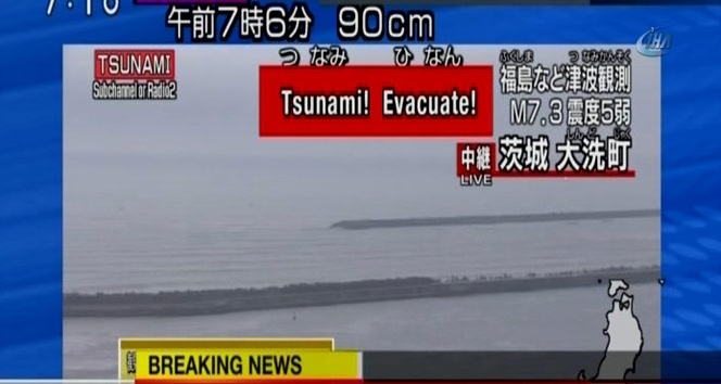 Japonya&#039;da korkutan deprem ve tsunami